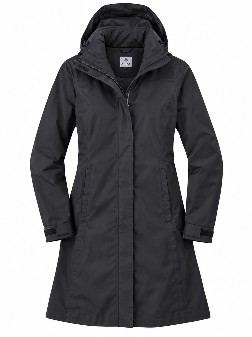 REI Elements Waterproof Parka Black Hooded Raincoat Women’s